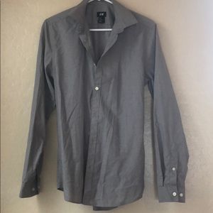 H&M LONG SLEEVED DRESS SHIRT